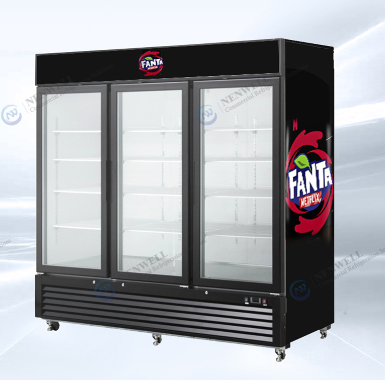glass door merchandising freezer